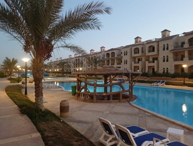 شاليه أرضي بحديقة في بالم بيتش العين السخنة