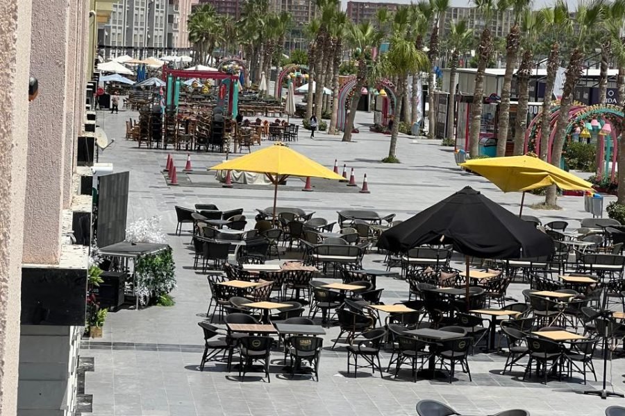 شالية علي الاكوا مكيف بالكامل غرفتين بورتو جولف الساحل الشمالي