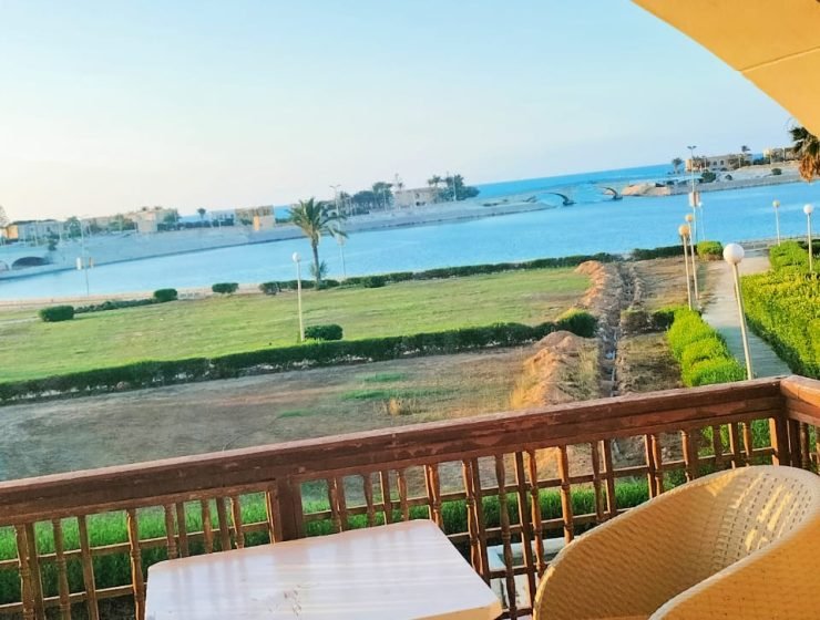 شالية 3 نوم صف اول بحرية رملية اول علوي مارينا 2 الساحل الشمالي