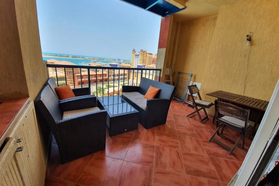 شالية غرفتين سي فيو بورتو مارينا الساحل الشمالي