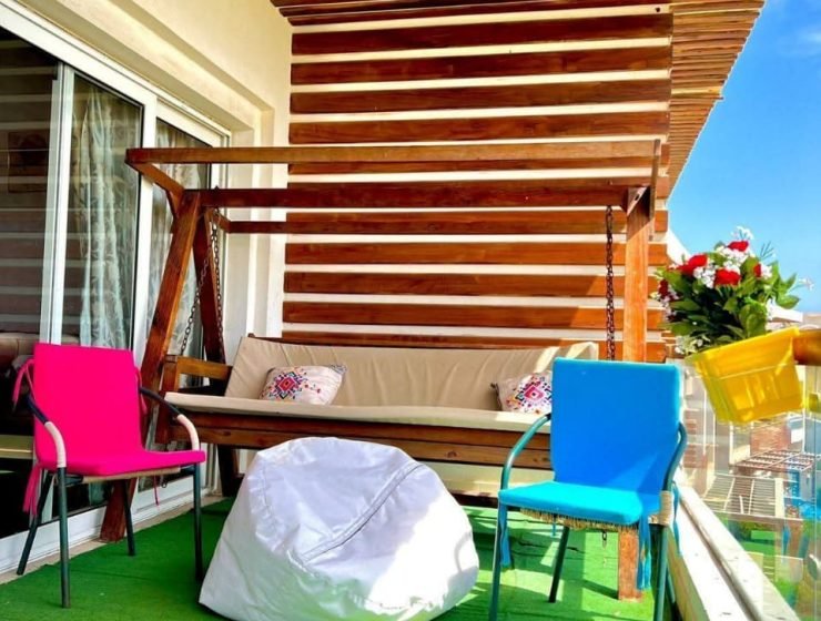 شاليه اتنين نوم على البول مباشر قرية أمواج الساحل الشمالي