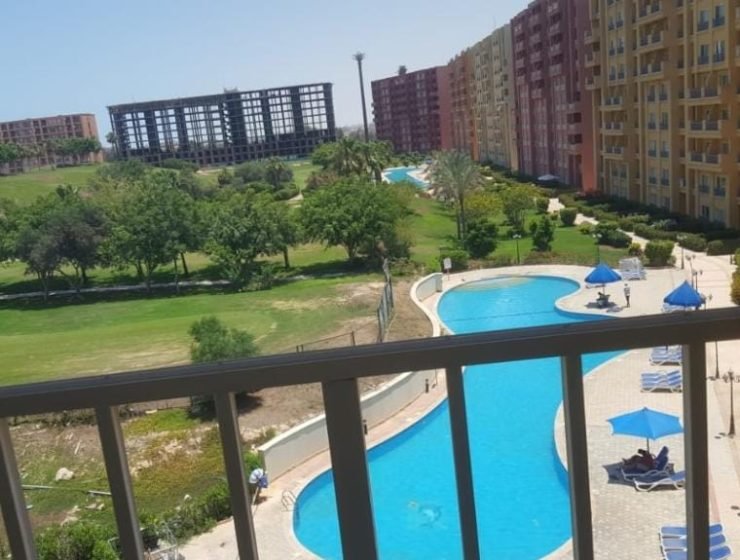 استديو منطقه vip في قرية بورتو جولف مارينا الساحل الشمالي