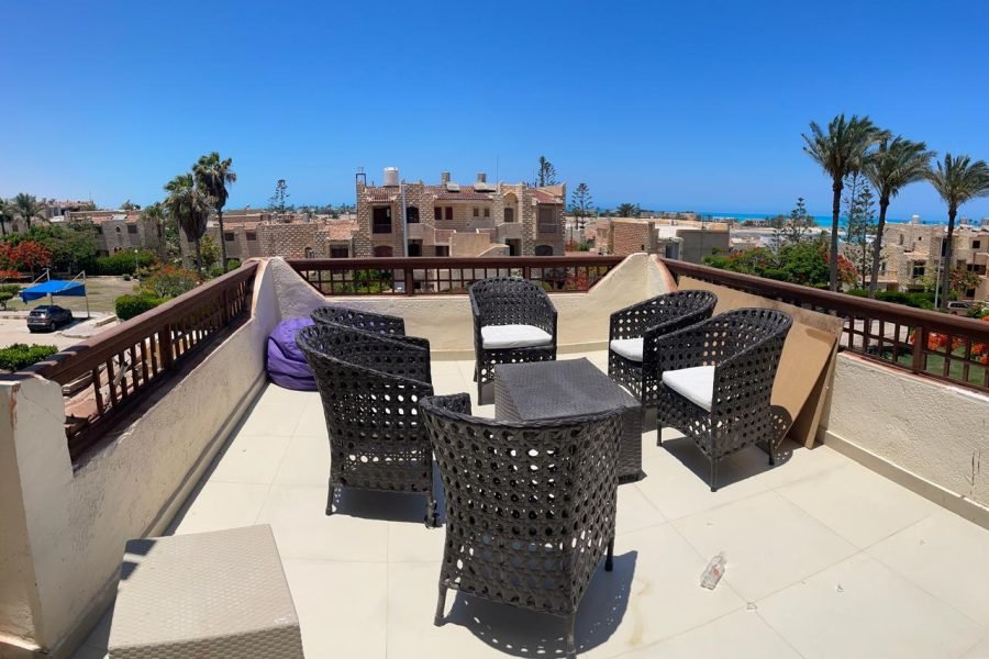 شاليه ثلاث غرف واثنين حمام مارينا 2 الساحل الشمالي