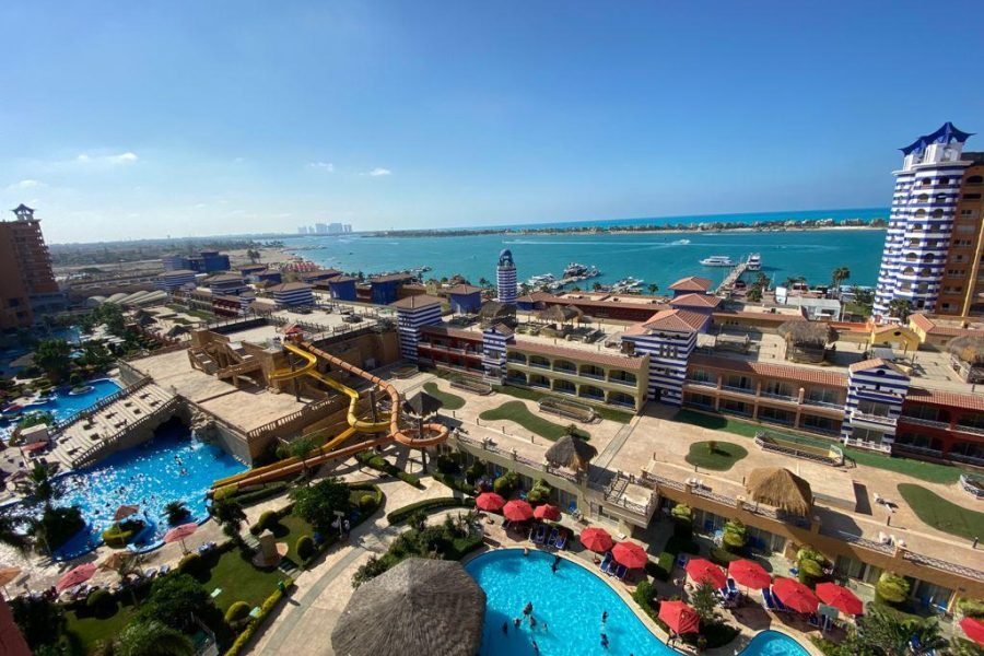 شالية غرفتين مكيف سي فيو بورتو مارينا الساحل الشمالي